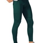 Men's Full-Length Ergonomic Panel Athletic Performance Compression Tights