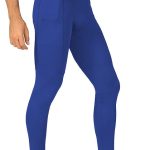 Men's Full-Length Minimalist Solid Gray Performance Athletic Compression Tights
