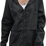 Men's Lightweight Waterproof Hooded Packable Performance Athletic Windbreaker Jacket