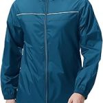 Men's Lightweight Waterproof Hooded Packable Performance Athletic Windbreaker Jacket