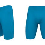 Electric Blue Performance Compression Vale Tudo Fight Shorts