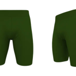 Forest Green Performance Compression Vale Tudo Fight Shorts