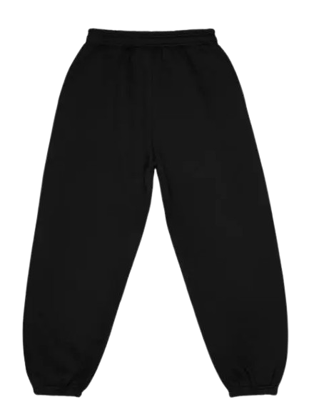 istockphoto-2148402205-612x612-removebg-preview Classic Solid Black Elastic Cuff Jogging Pant - Image 1