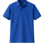 Classic Solid Royal Blue Short-Sleeve Piqué Polo Shirt