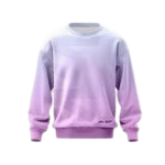 Unisex Pastel Gradient Crewneck Sweatshirt in Pink and Lavender Ombre