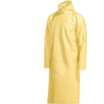 Classic Yellow Lightweight Longline Hooded Raincoat